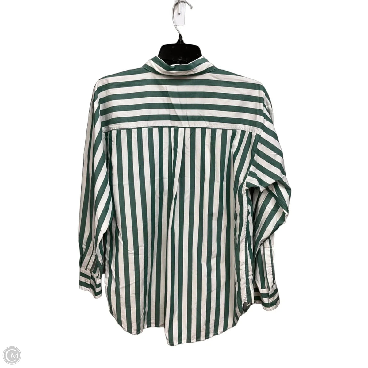 Top Long Sleeve By Loft In Striped Pattern, Size: S
