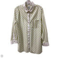 Blouse Long Sleeve By Chicos In Green, Size: Xlp