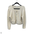 Sweater Cardigan By Treasure And Bond In Cream, Size: S