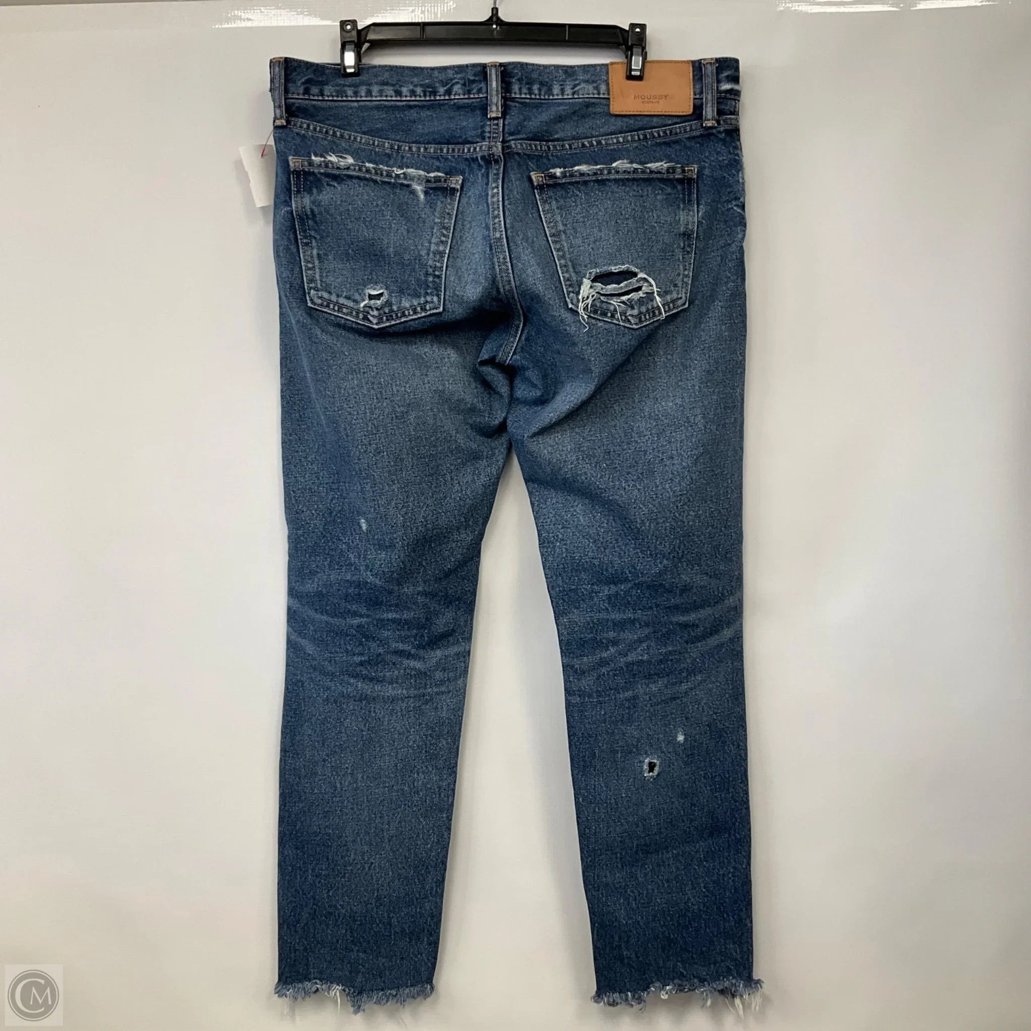 Jeans Skinny By Moussy In Blue Denim, Size: 8