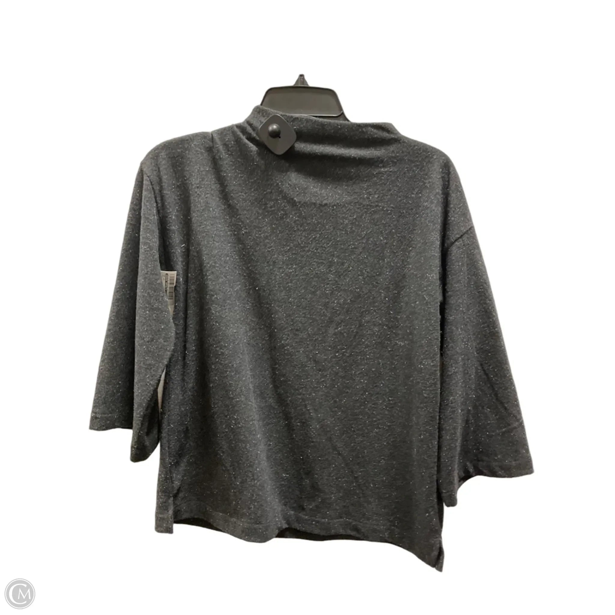 Top Long Sleeve By Banana Republic In Grey, Size: S