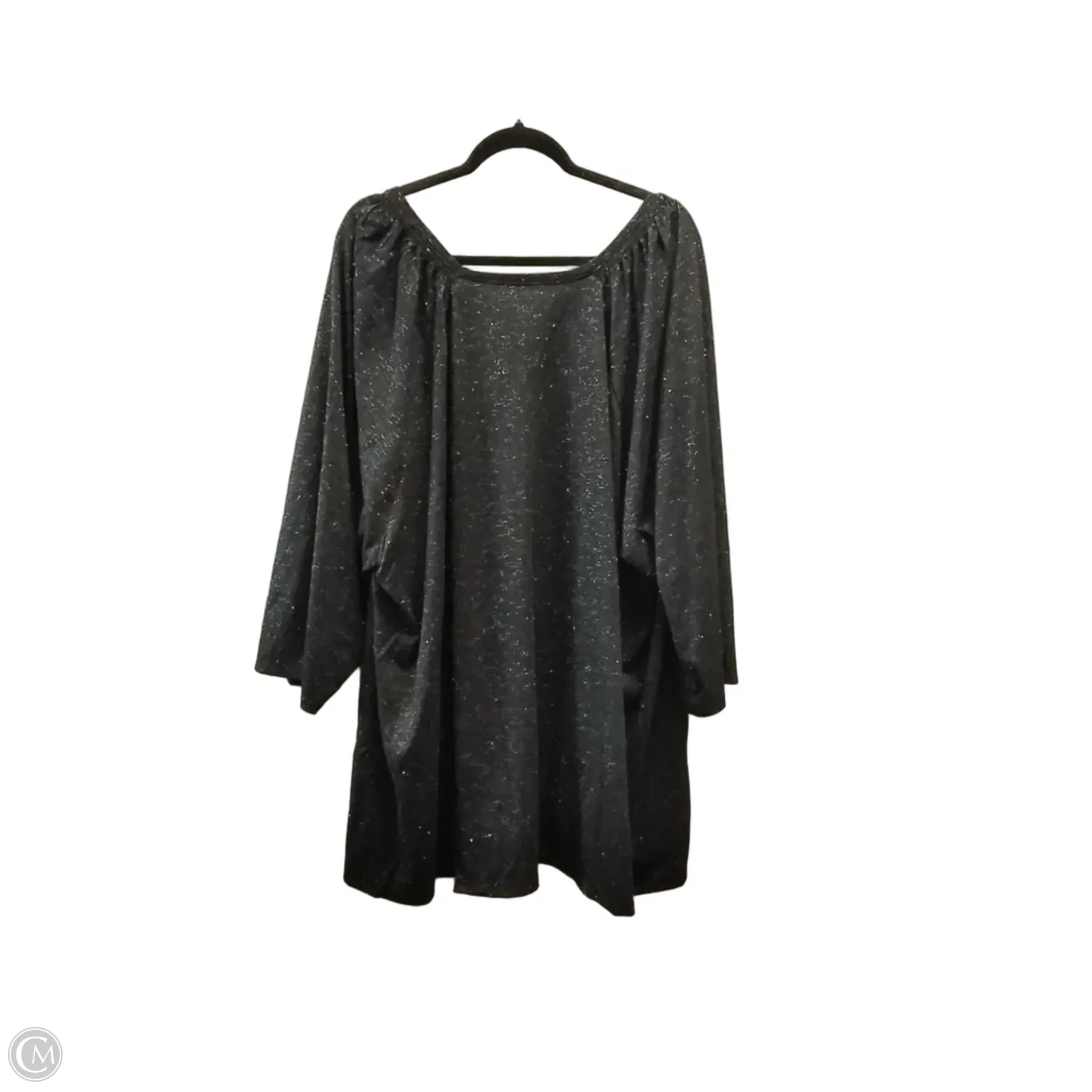 Top Long Sleeve By Lane Bryant In Black, Size: 2x