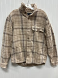 Jacket Fleece By Abercrombie And Fitch In Cream, Size:M