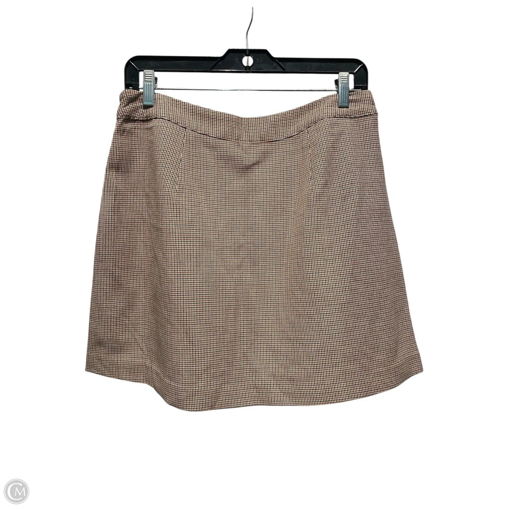 Skirt Mini & Short By A New Day In Plaid Pattern, Size: 8