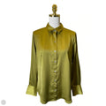 Top Long Sleeve By Banana Republic In Green, Size: L