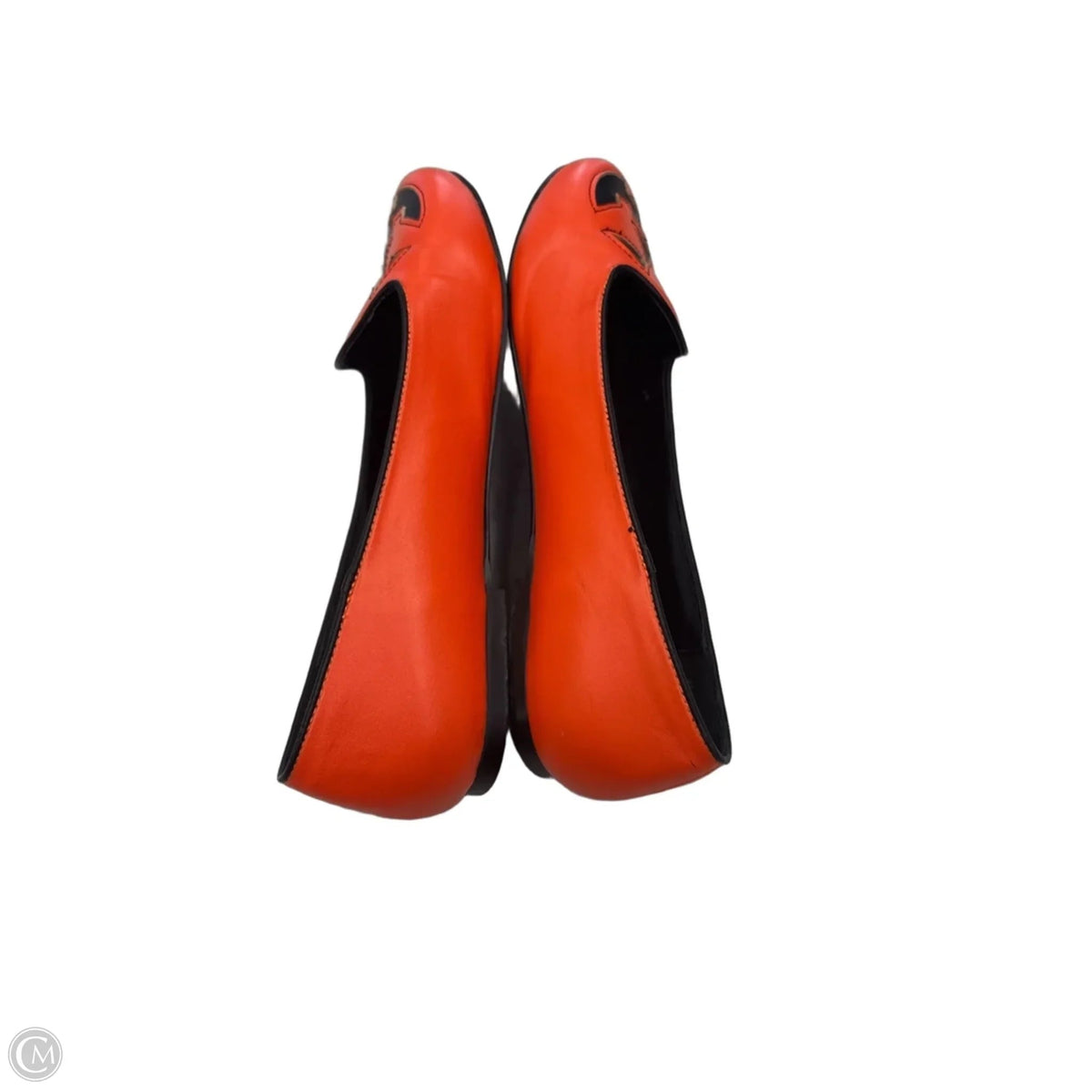 Shoes Flats By Clothes Mentor In Orange, Size: 9