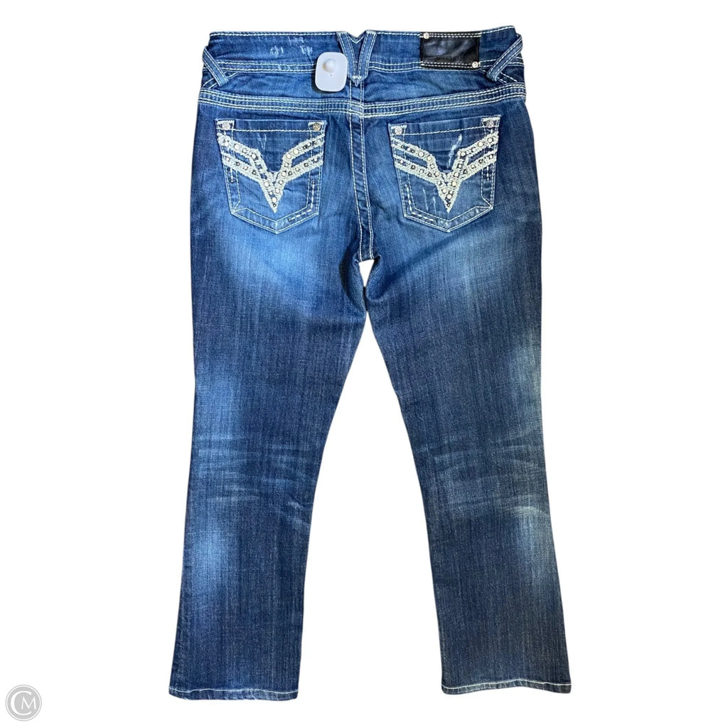 Jeans Skinny By Vigoss In Blue Denim, Size: 6