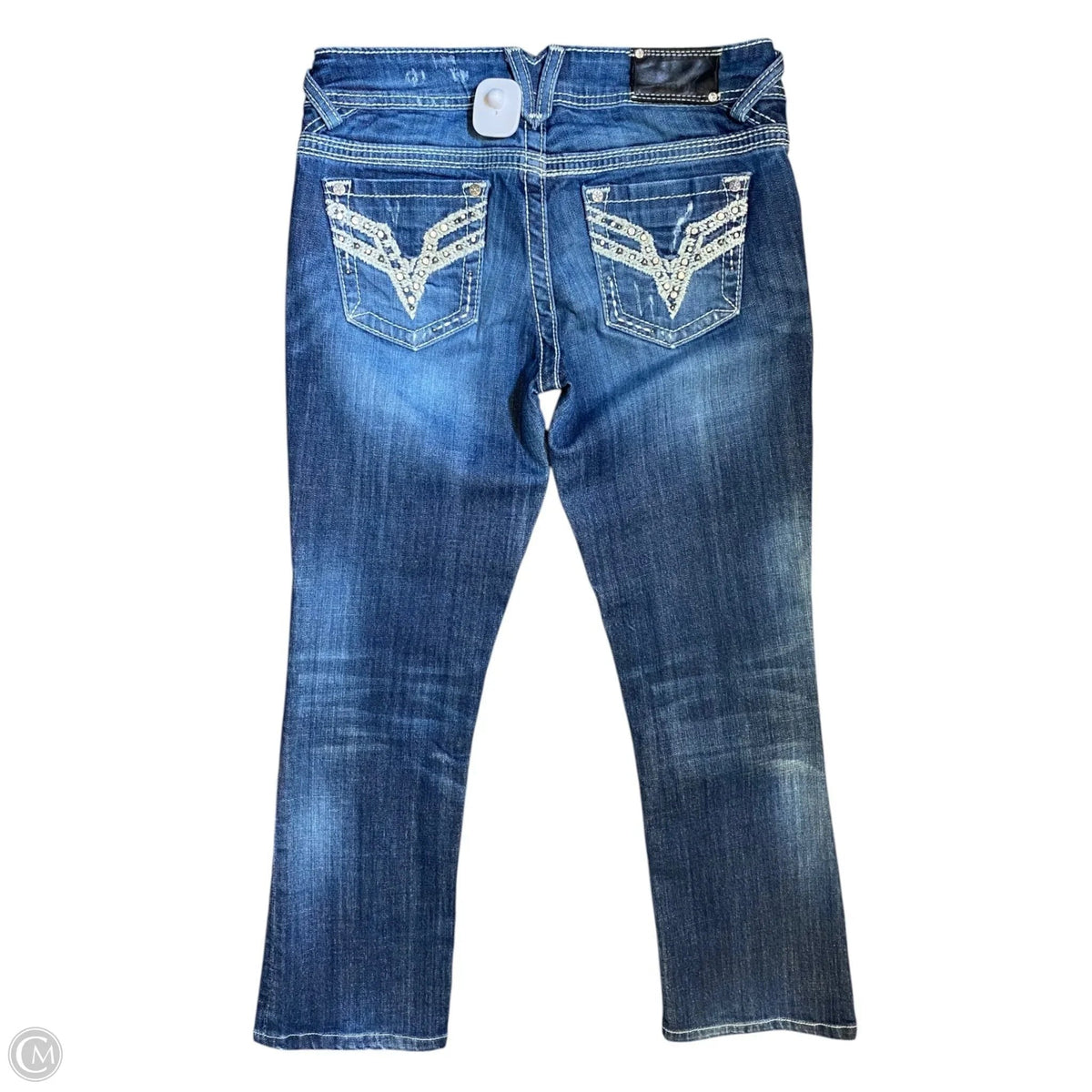 Jeans Skinny By Vigoss In Blue Denim, Size: 6