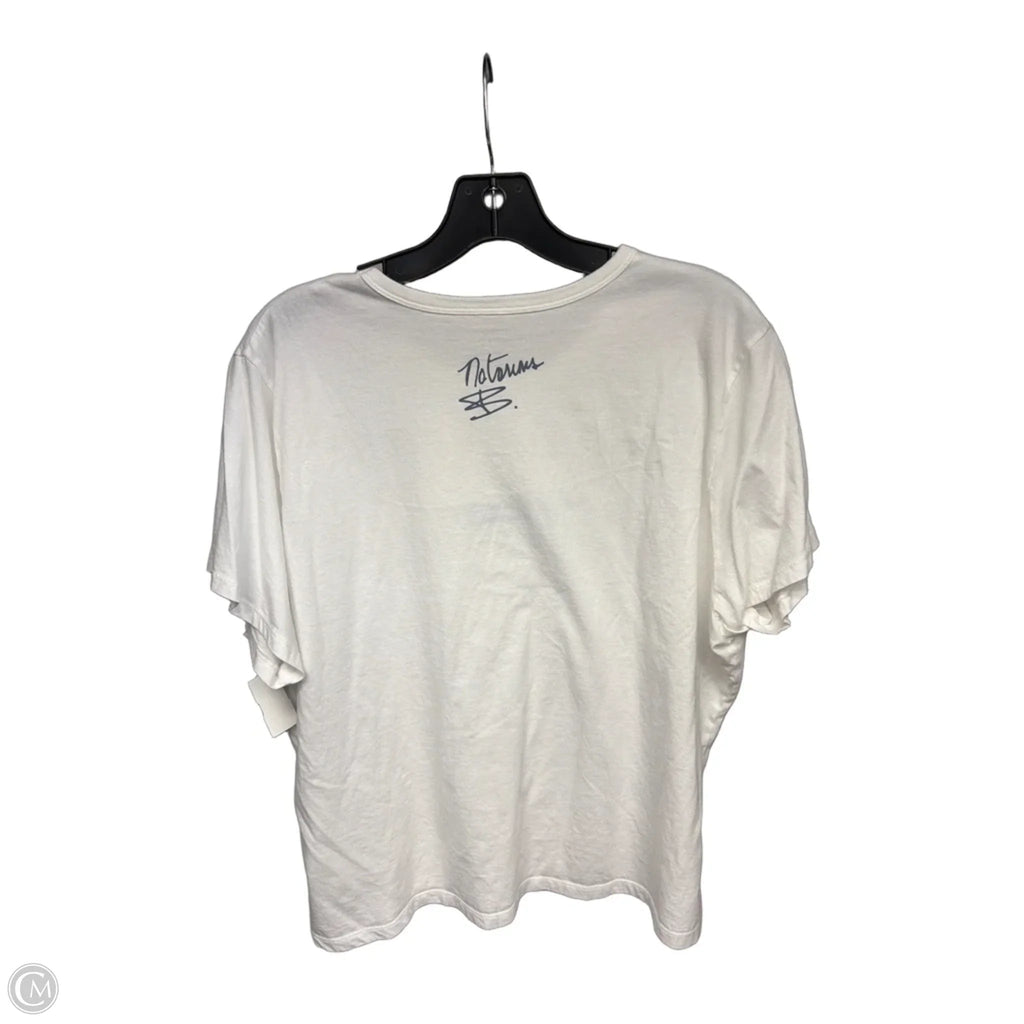 Top Short Sleeve By Abercrombie And Fitch In White, Size: Xl