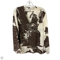 Top Long Sleeve By Banana Republic In Brown, Size: L