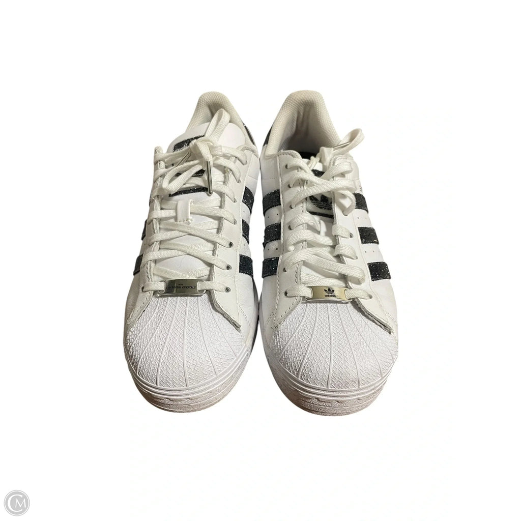 Shoes Athletic By Adidas In White, Size: 7.5