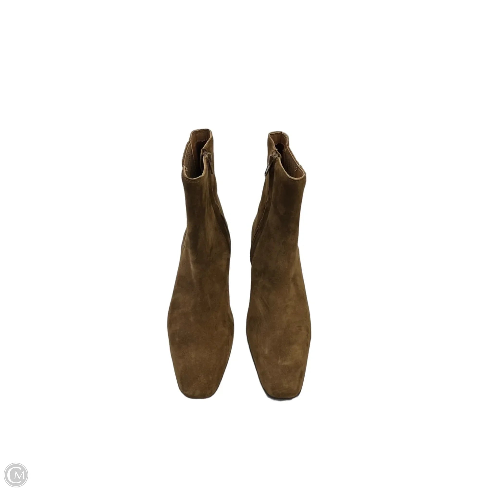 Boots Ankle Heels By Steve Madden In Brown, Size: 6