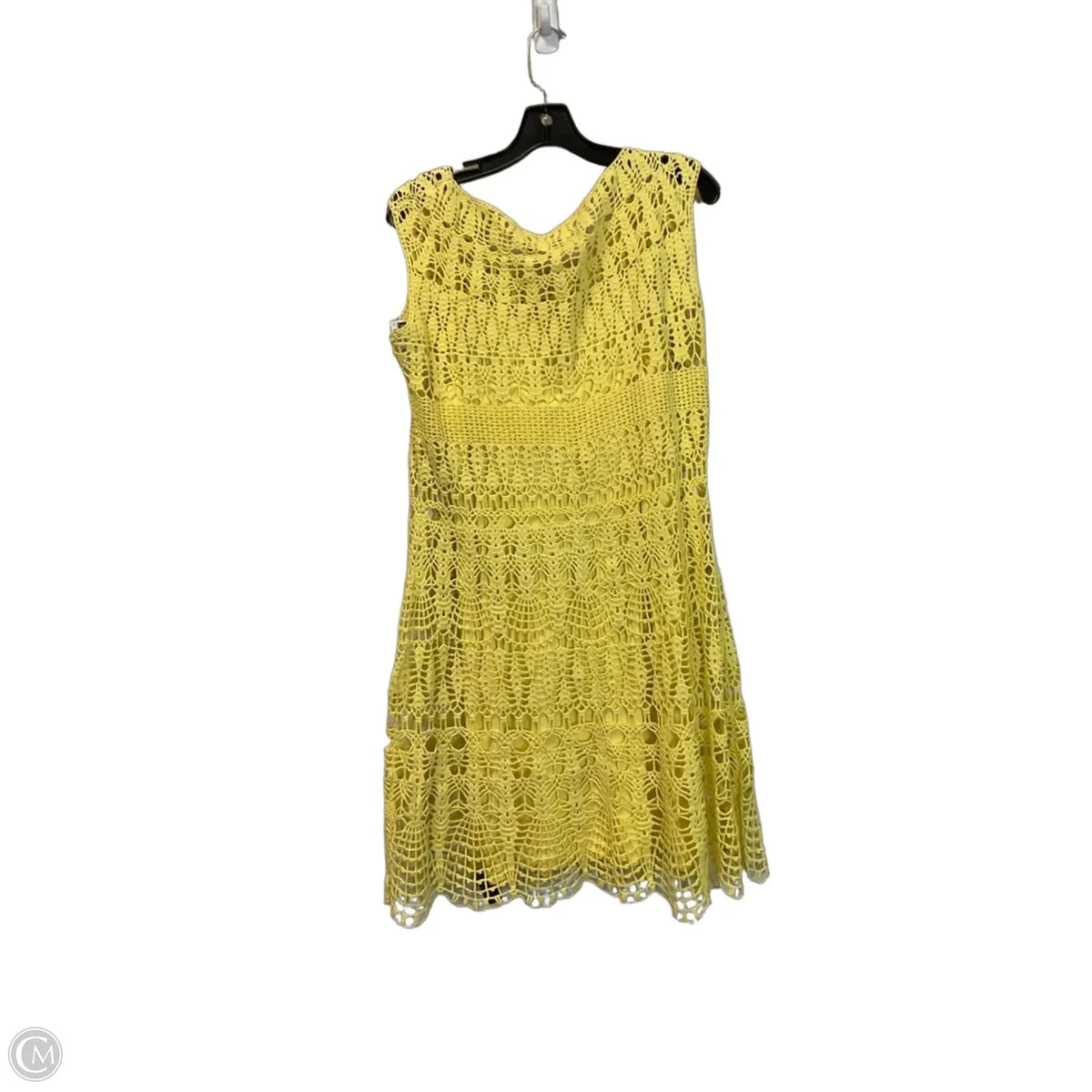 Dress Casual Short By Lauren By Ralph Lauren In Yellow, Size: L