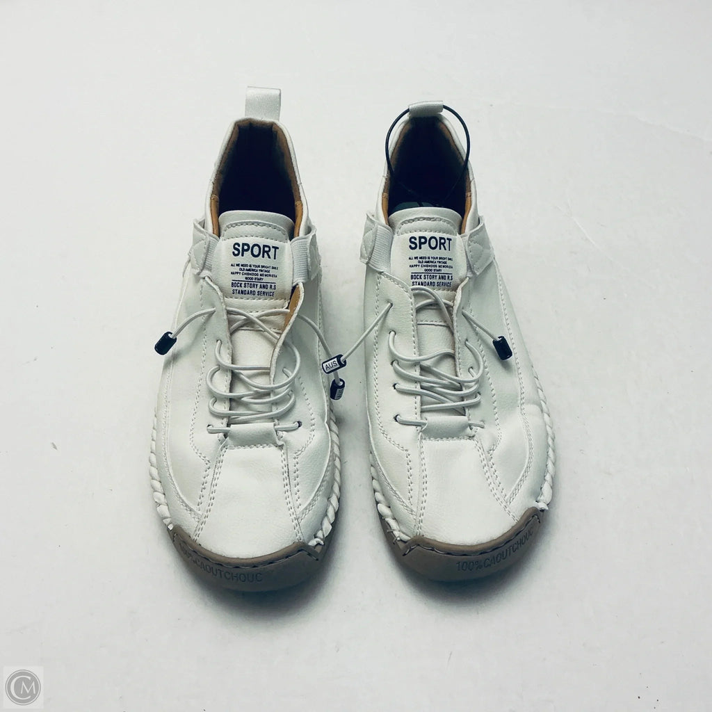 Shoes Sneakers By Clothes Mentor In White, Size: 8.5