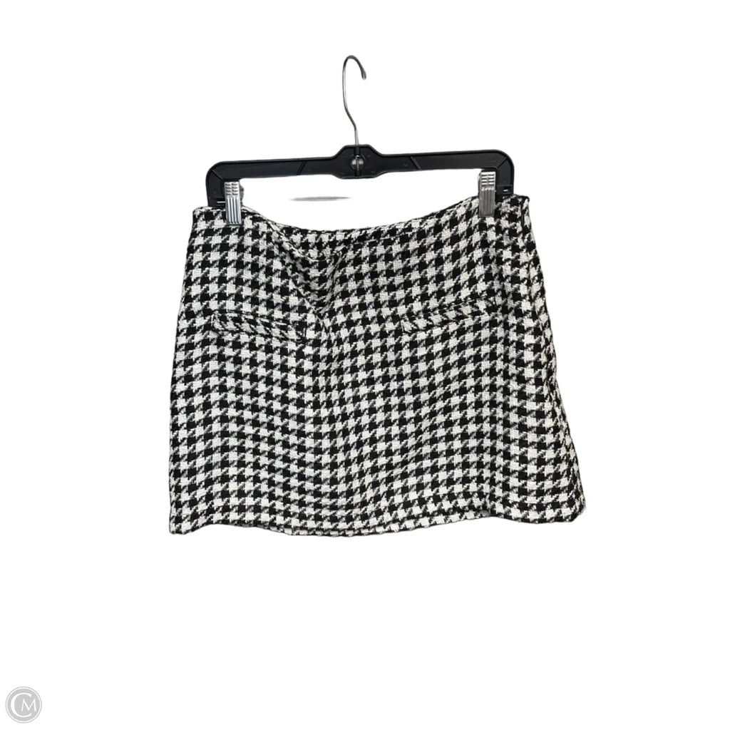 Skirt Mini & Short By A New Day In Black & White, Size: 12