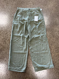 Pants Wide Leg By Everlane In Green, Size:12