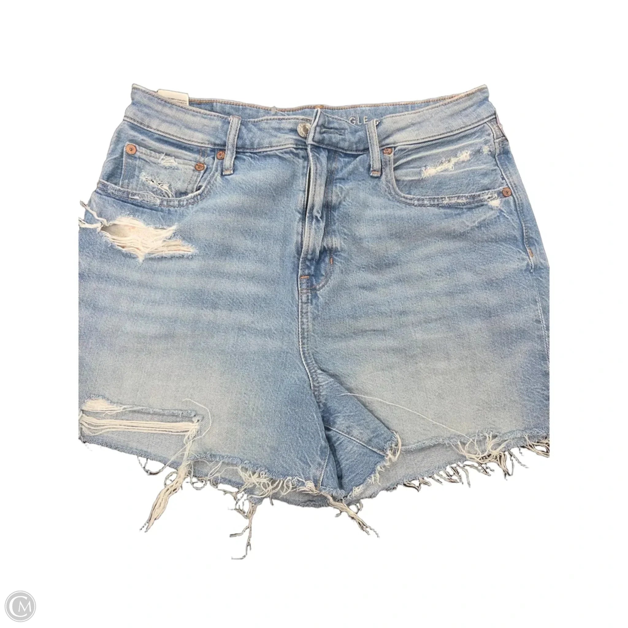 Shorts By American Eagle In Blue Denim, Size: 8