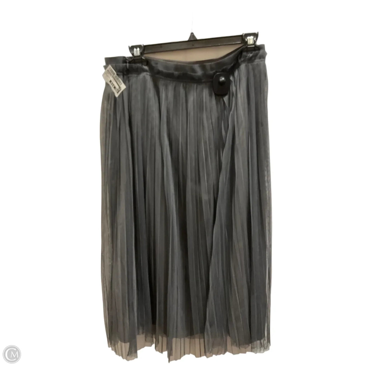 Skirt Midi By Banana Republic In Grey, Size: 8