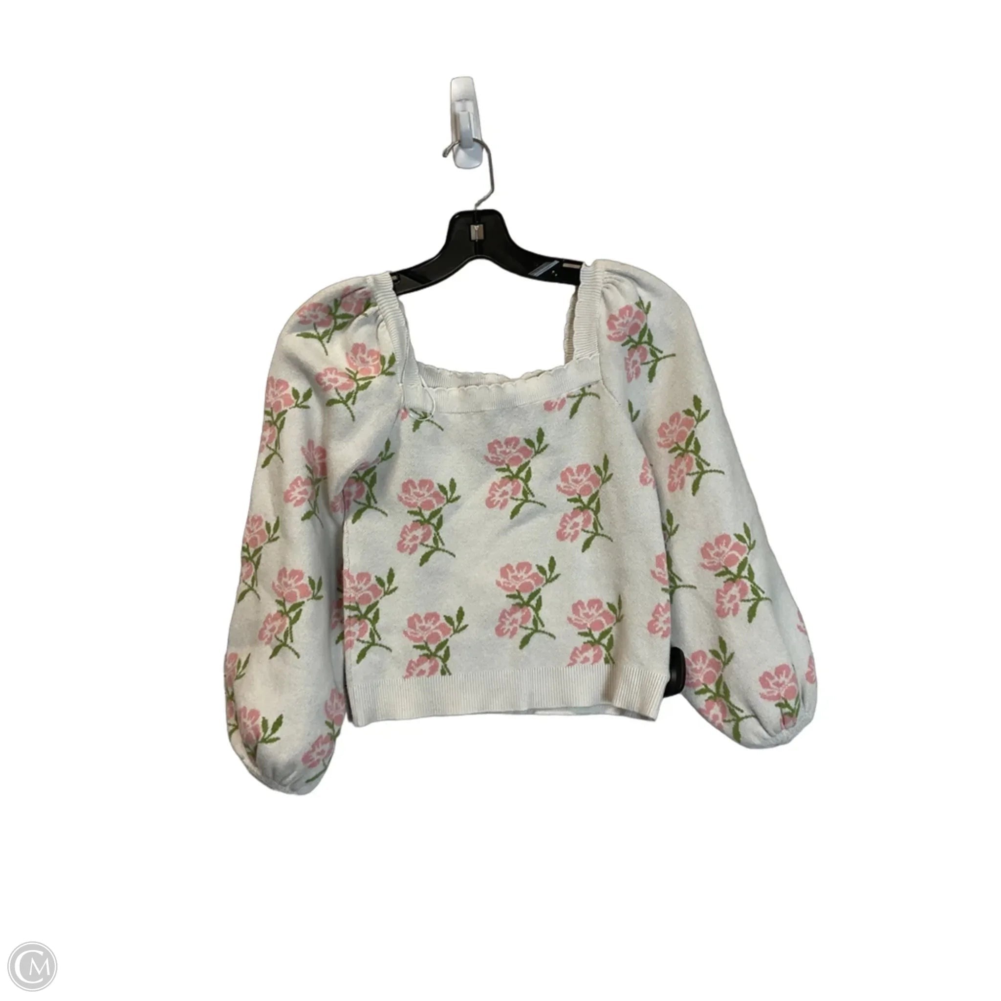 Sweater By Willow & Wind In Floral Print, Size: S