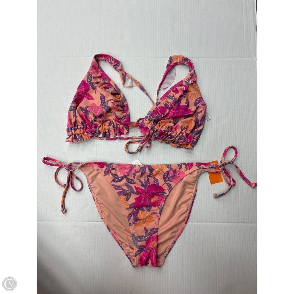Swimsuit 2pc By Old Navy In Coral, Size: L