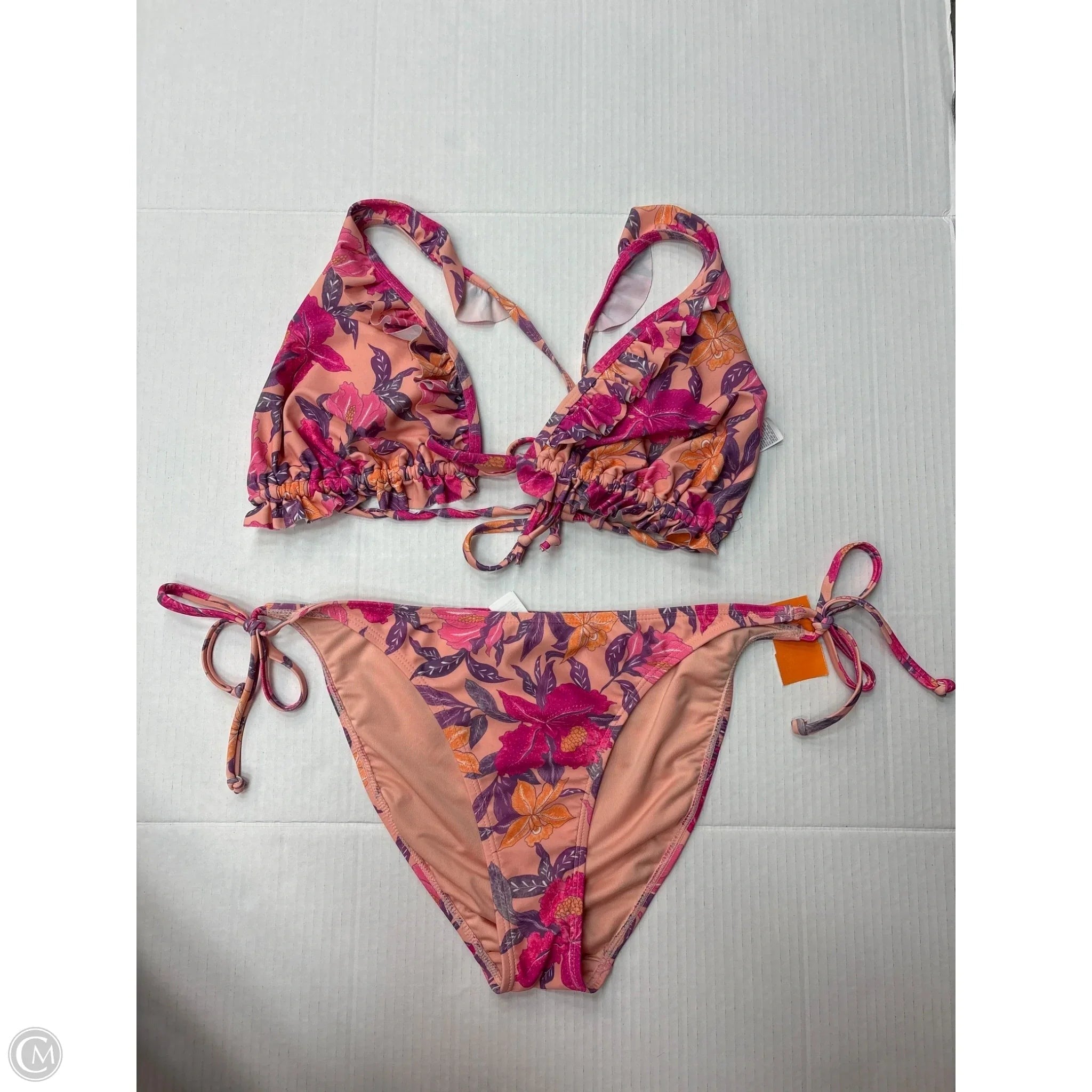 Swimsuit 2pc By Old Navy In Coral, Size: L