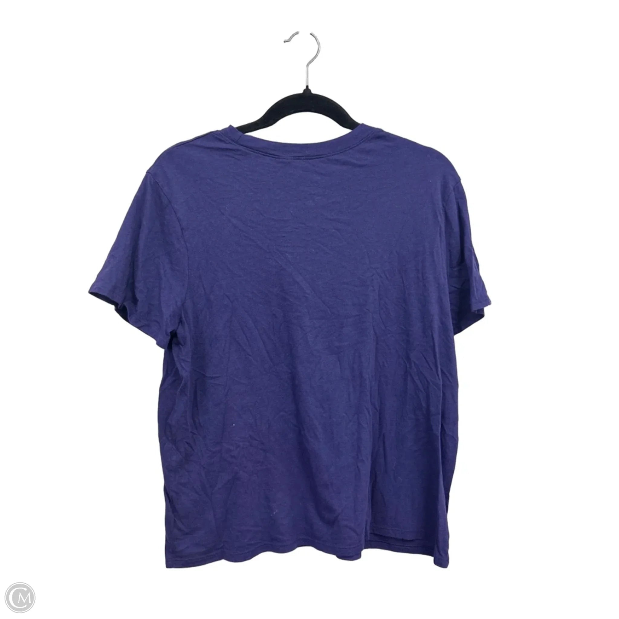 Top Short Sleeve Basic By A New Day In Purple, Size: L