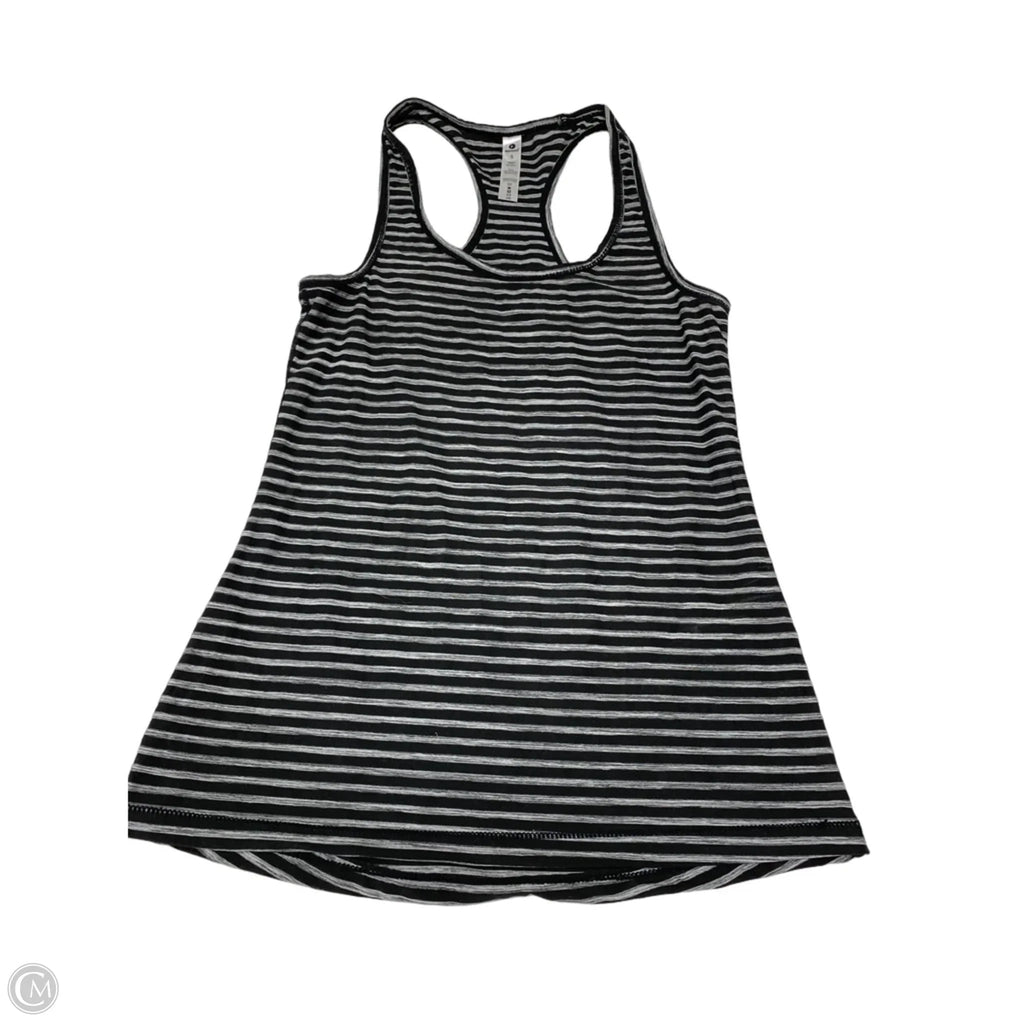 Athletic Tank Top By 90 Degrees By Reflex In Striped Pattern, Size: S