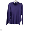 Sweater By Chicos In Purple, Size: L