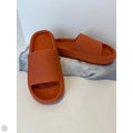 Sandals Flats By Clothes Mentor In Orange, Size: 8