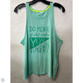 Top Sleeveless By Everlast In Green, Size: M
