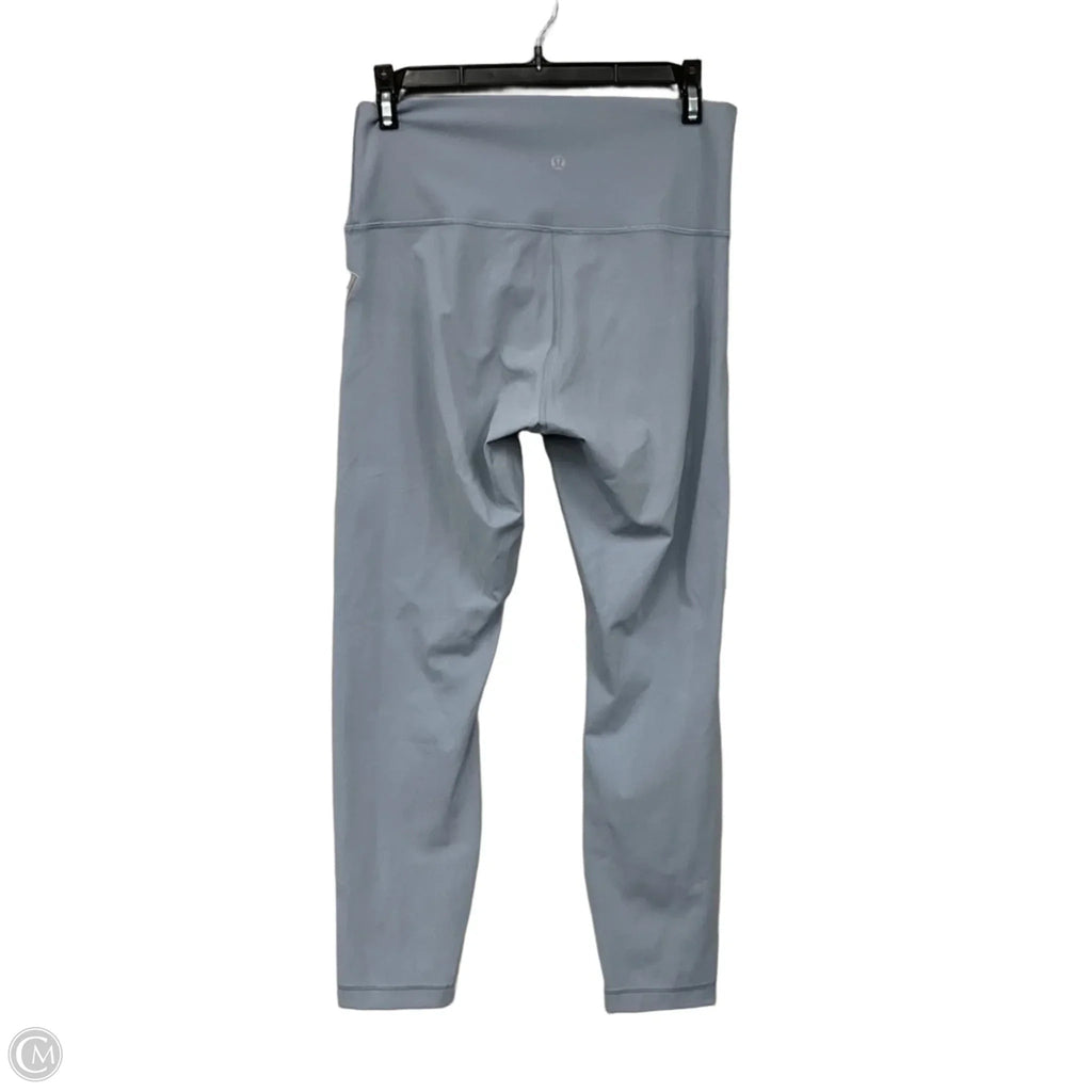Athletic Leggings By Lululemon In Blue, Size: 8