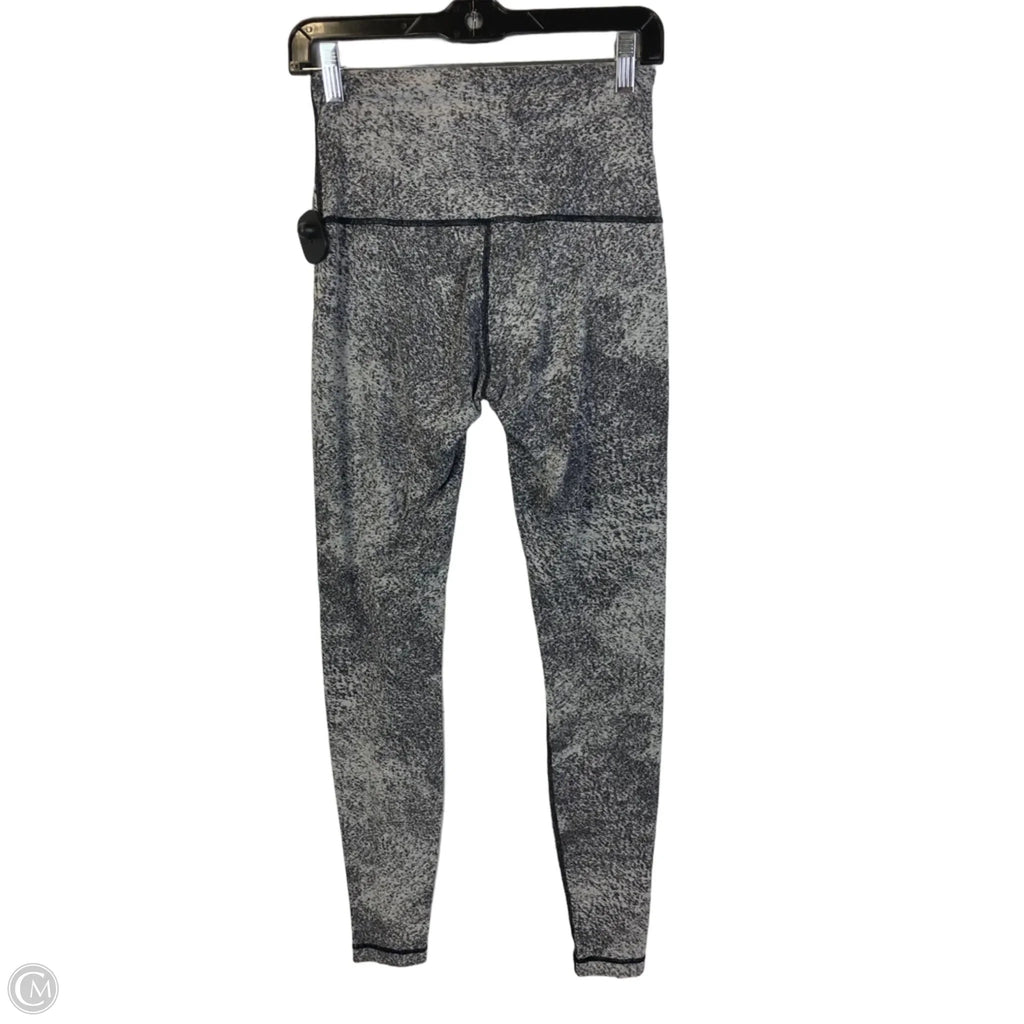 Athletic Leggings By Lululemon In Grey, Size: 8