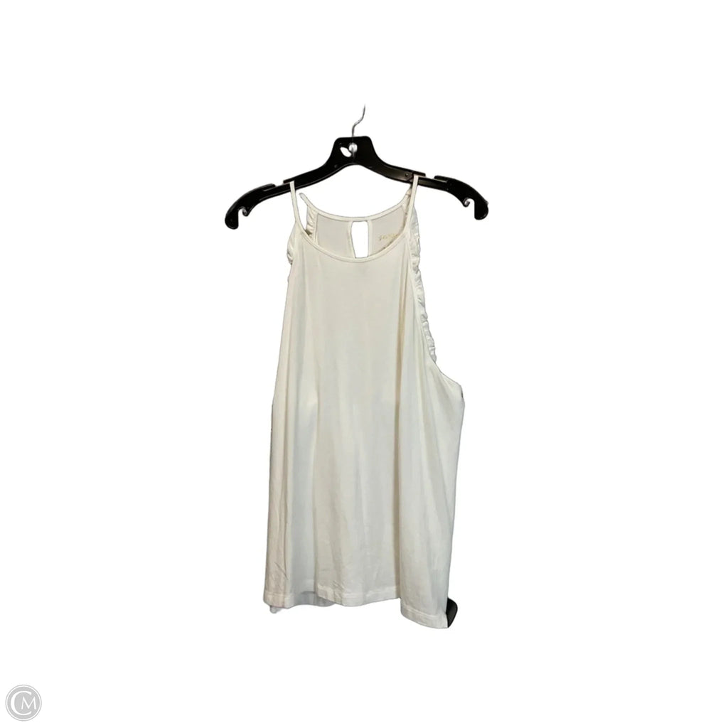 Top Sleeveless Designer By Lilly Pulitzer In White, Size: Xl