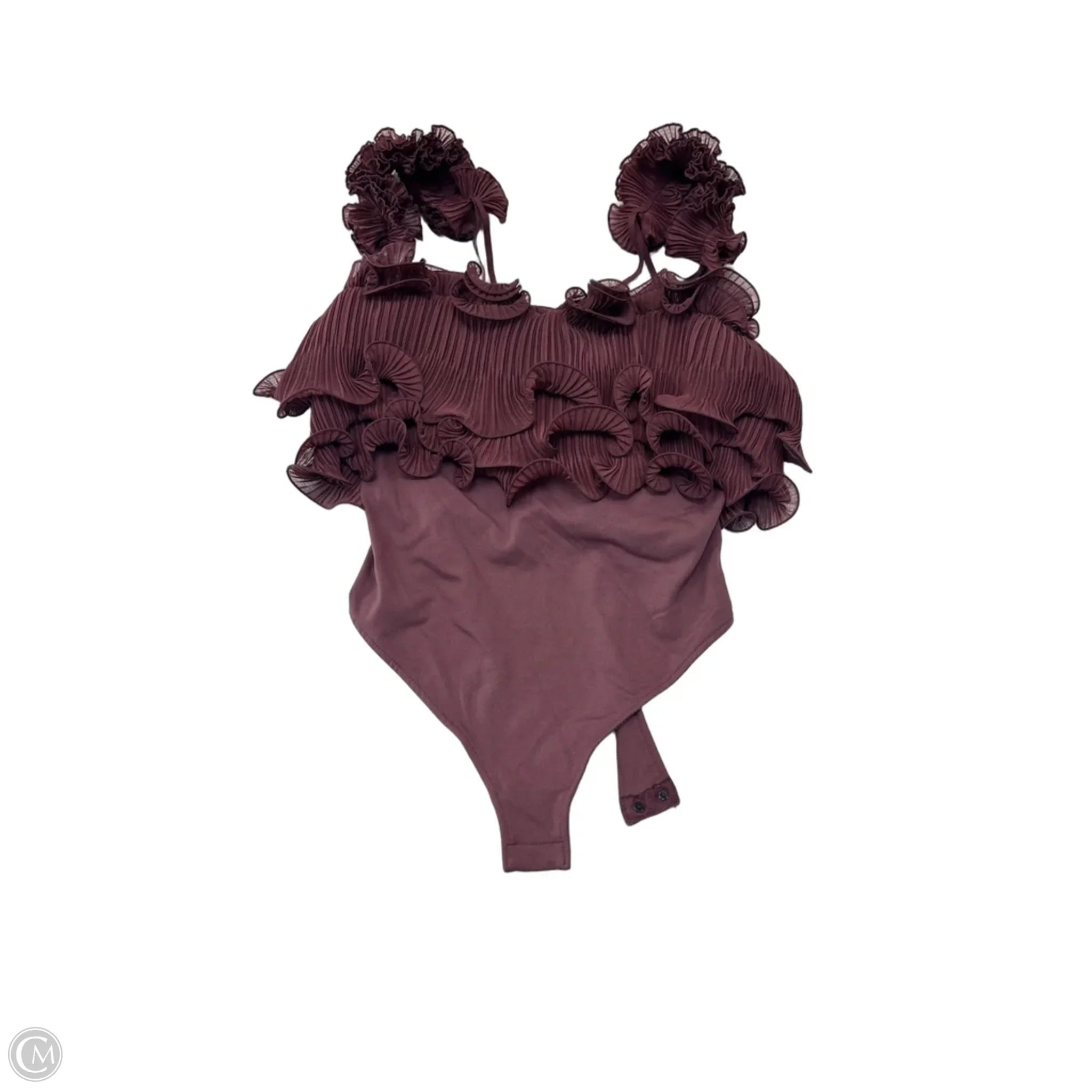 Blouse Sleeveless By Free People In Maroon, Size: S