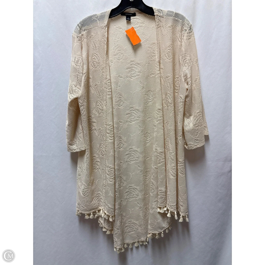 Swimwear Cover-up By Espresso In Cream, Size: L