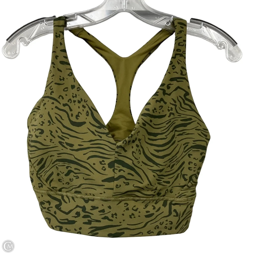 Athletic Bra By Athleta In Green, Size: M