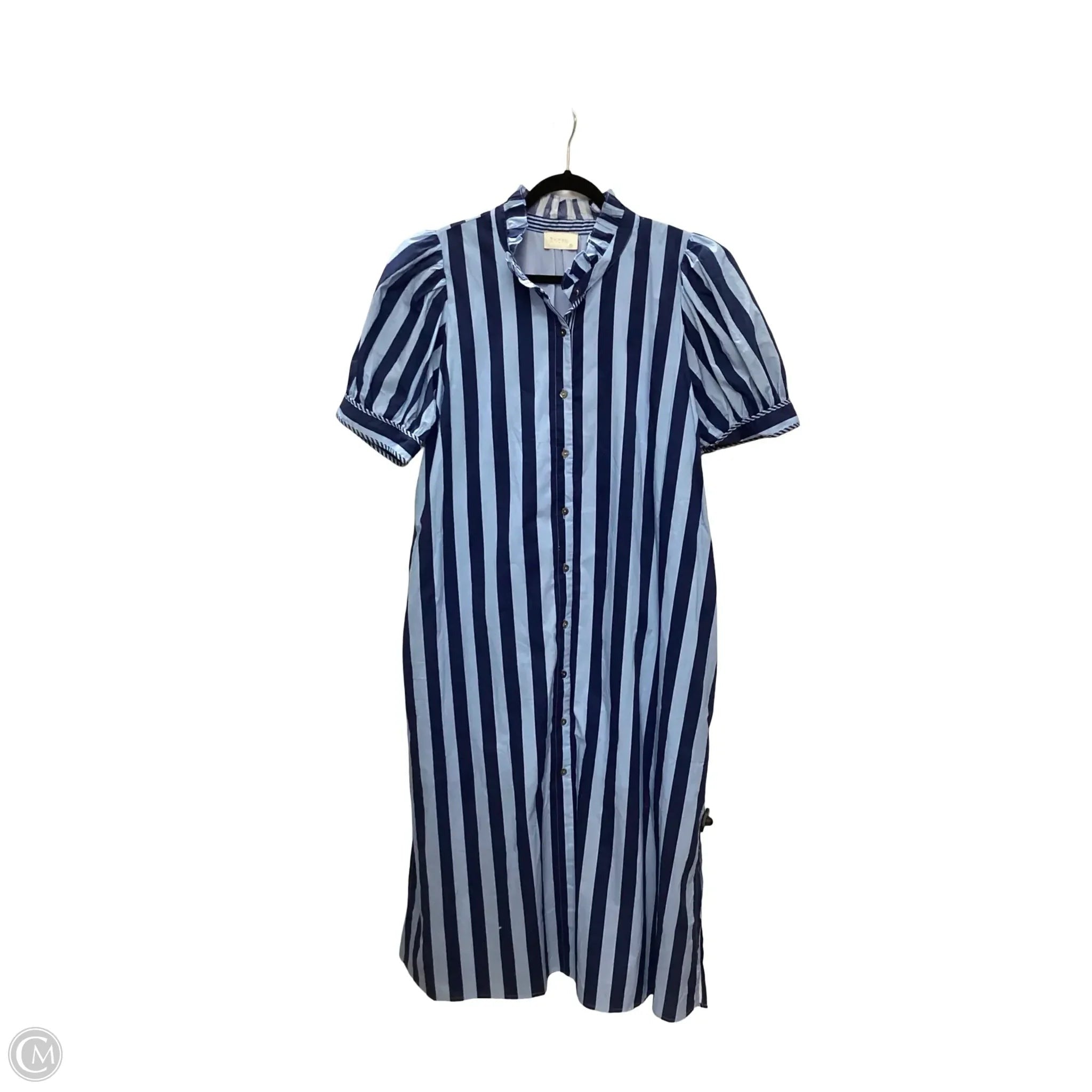 Dress Casual Midi By Entro In Striped Pattern, Size: 2x