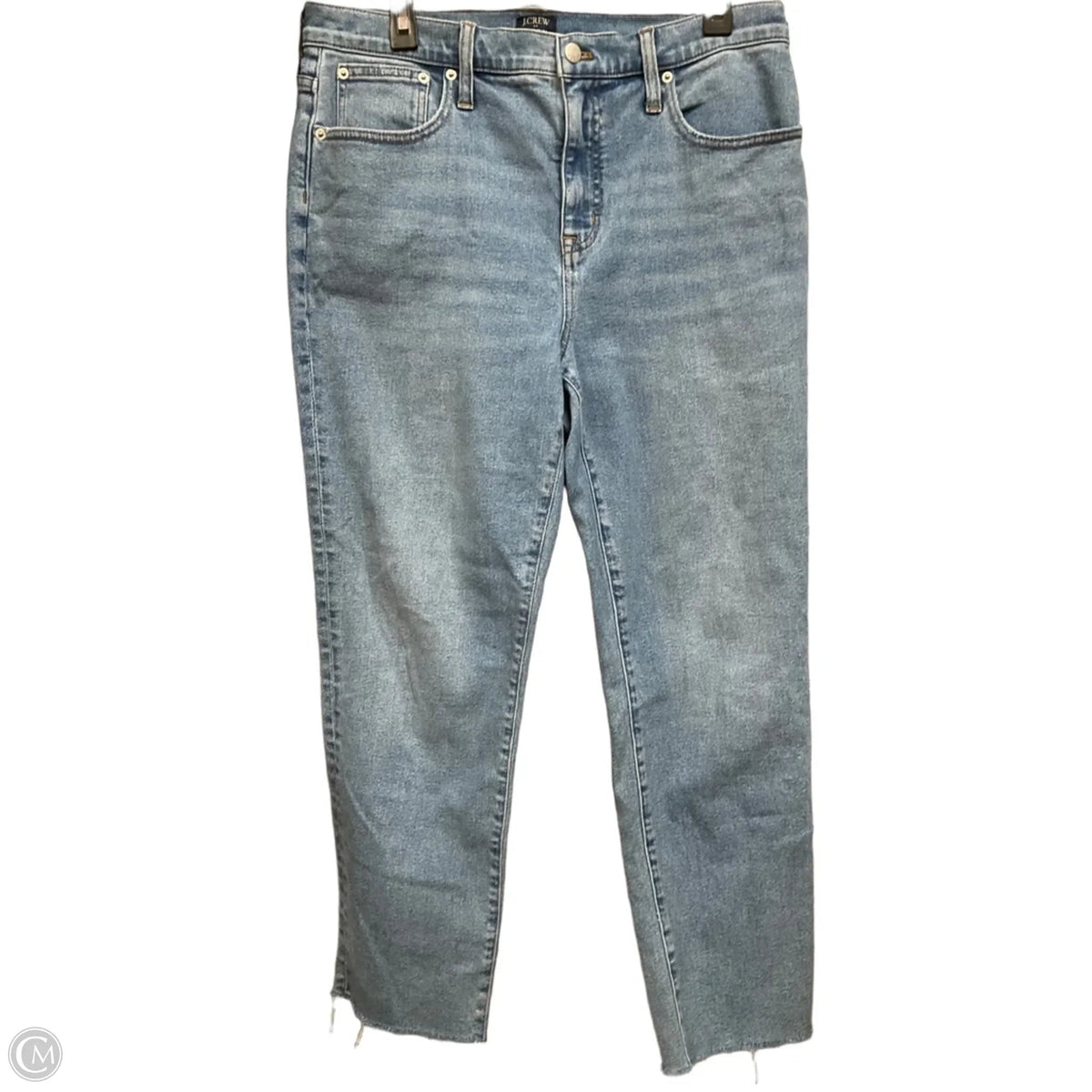 Jeans Straight By J. Crew In Blue Denim, Size: 12
