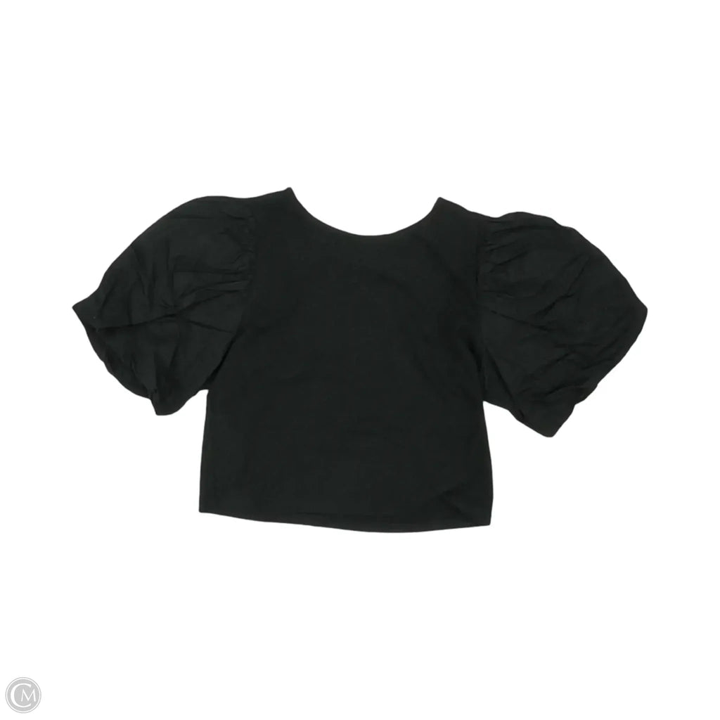 Top Short Sleeve By A New Day In Black, Size: M
