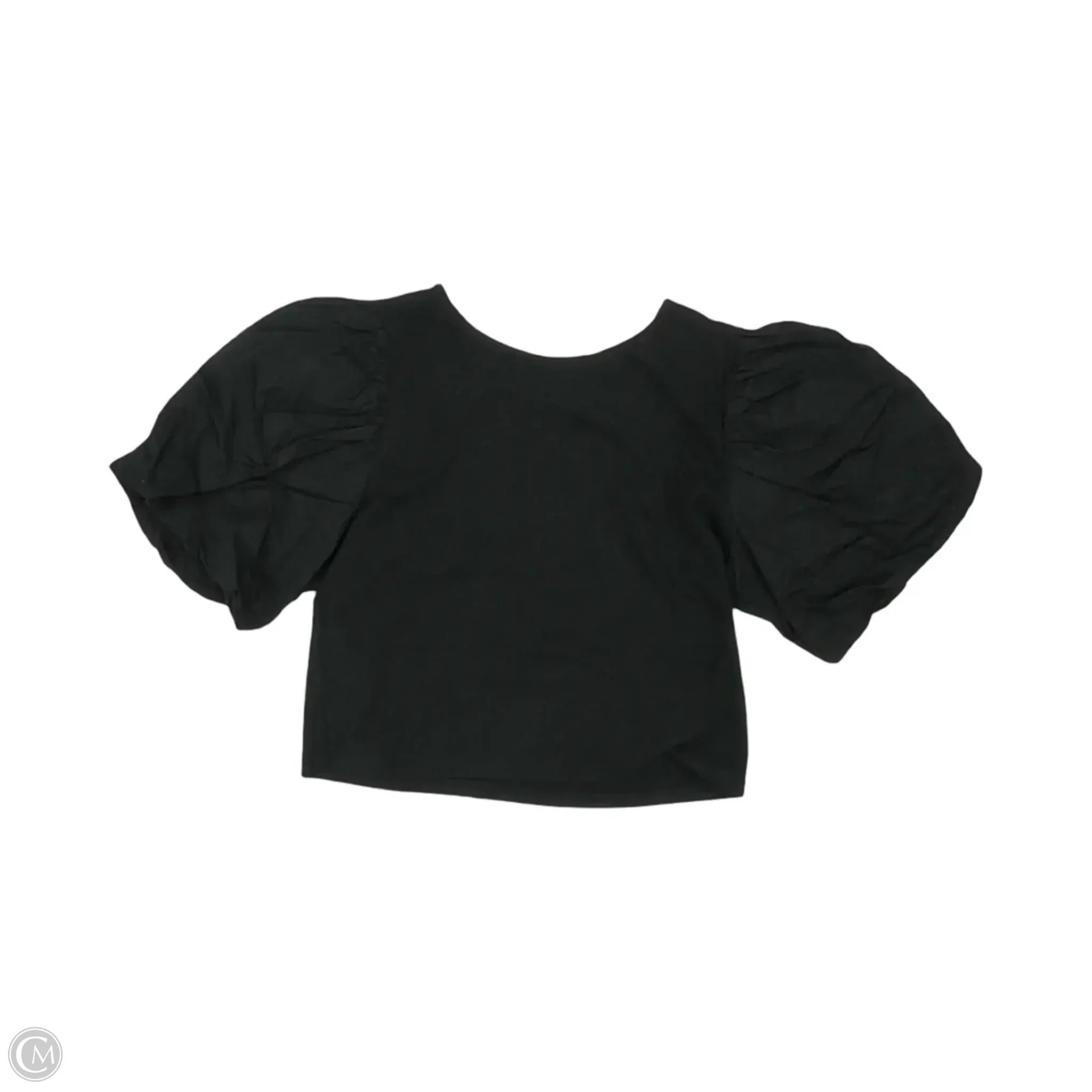 Top Short Sleeve By A New Day In Black, Size: M