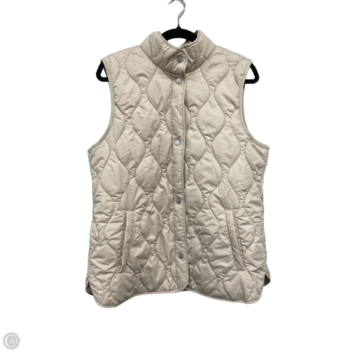 Vest Puffer & Quilted By 32 Degrees In Cream, Size: M