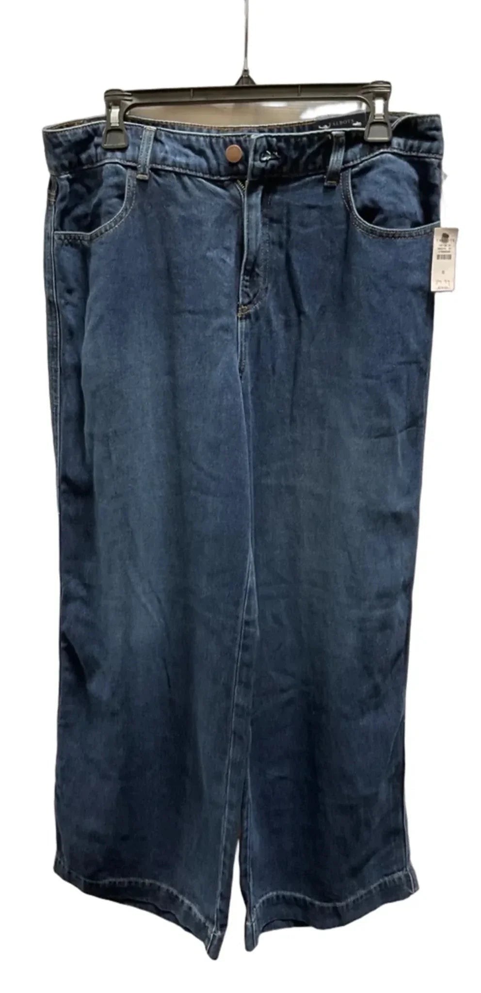 Jeans Wide Leg By Talbots In Blue Denim, Size: 8