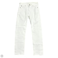 Jeans Skinny By 7 For All Mankind In Cream Denim, Size: 0