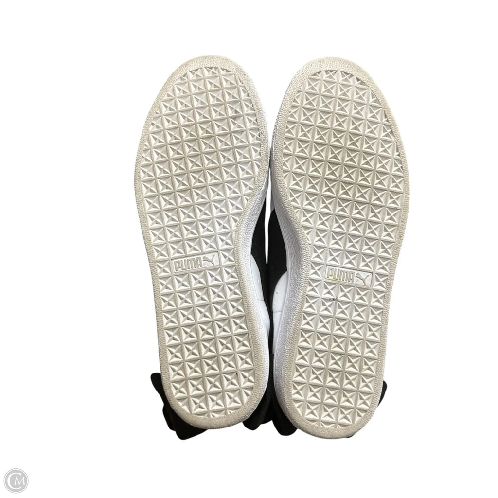 Shoes Sneakers By Puma In Black & White, Size: 9