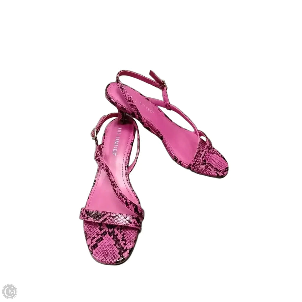 Shoes Heels Stiletto By Limited In Pink & Purple, Size: 8