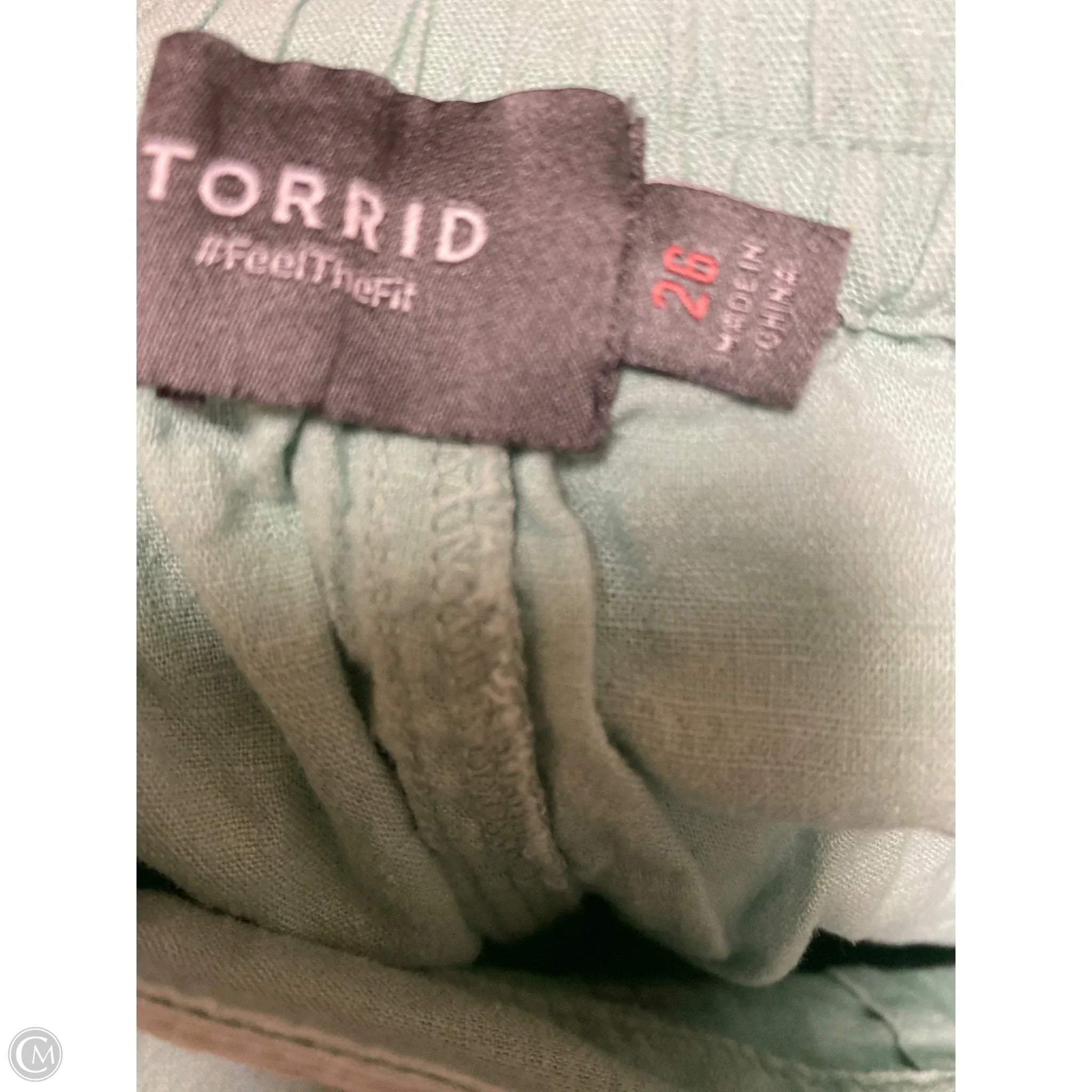 Shorts By Torrid In Green, Size: 26