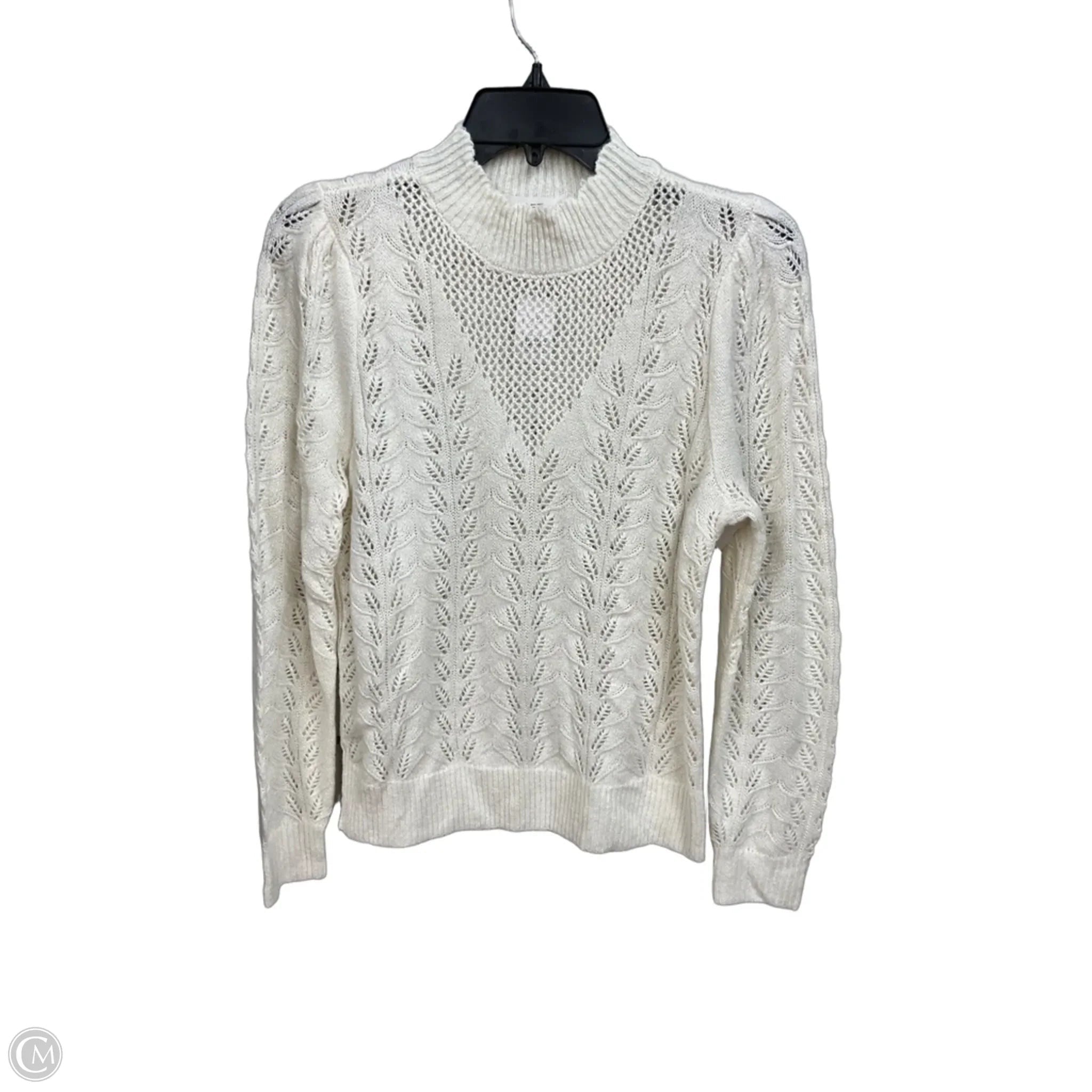 Sweater By Loft In Cream, Size: S