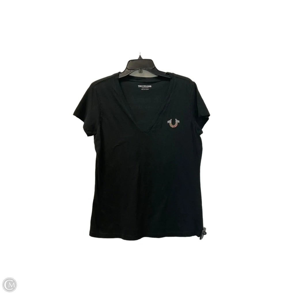 Top Short Sleeve Basic By True Religion In Black, Size: Xl
