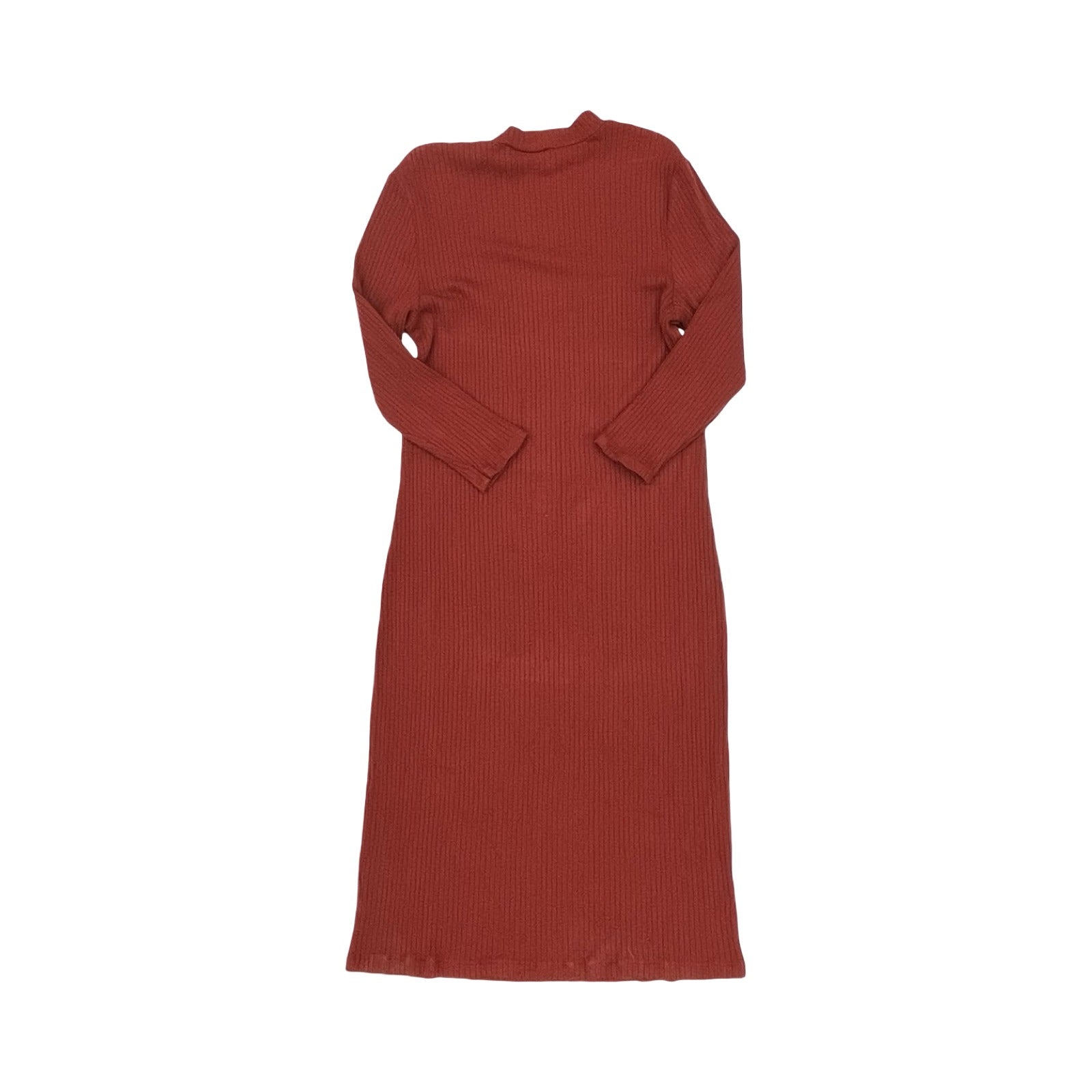 Dress Casual Midi By A New Day In Orange, Size:Xl