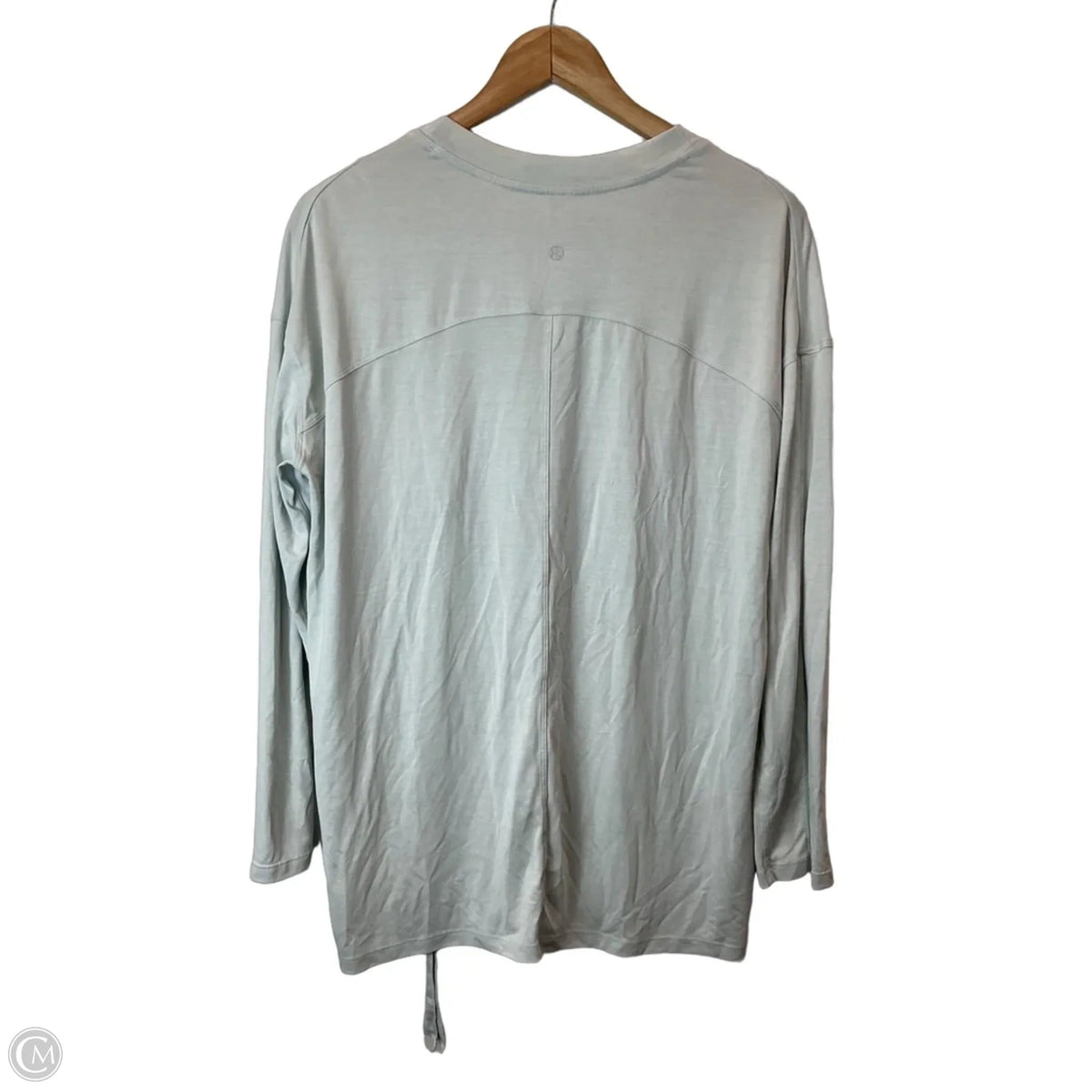 Athletic Top Long Sleeve Crewneck By Lululemon In Blue, Size: 8